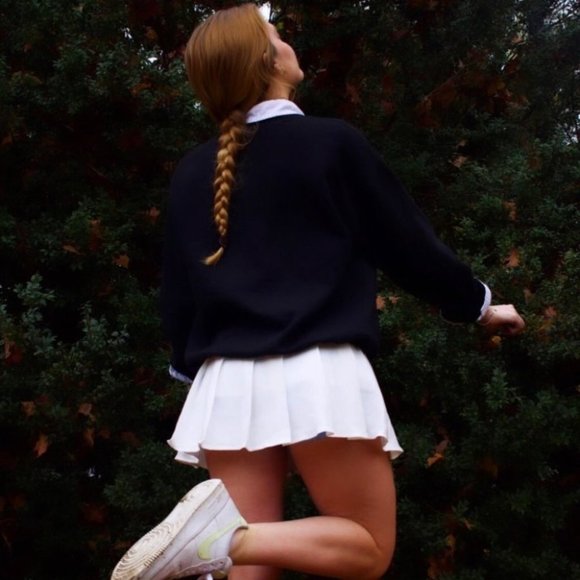 MODA ME COUTURE Dresses & Skirts - OLD MONEY white Tennis Mini Skirt